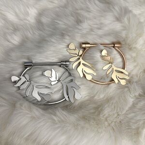 2 Leaf Earrings and 2 bracelets